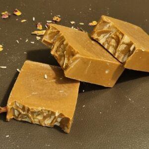 Rice bran and coconut soap with rose fragrance pack of 3