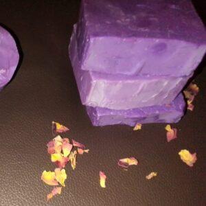 Lavender and Sunflower Soap with light Lavender Fragrance ( 131g )