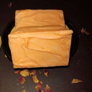 Mango and palm handmade soap with Mango essential oil