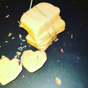 Sunflower and olive soap