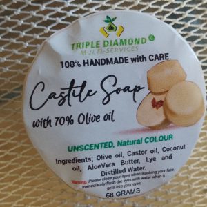 Castle soap with 70% olive oil (No palm)